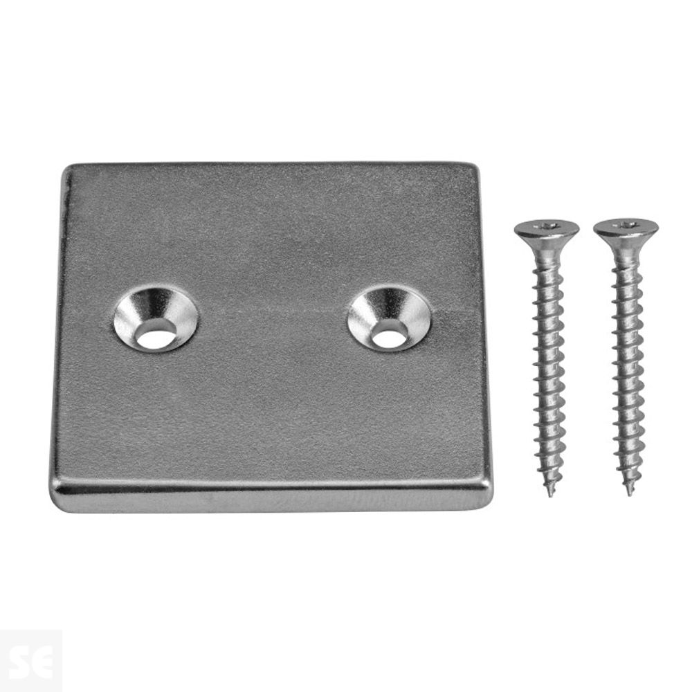 Juego de imanes de Neodimio 40x40 mm Máx. 16 kg (1 ud.)