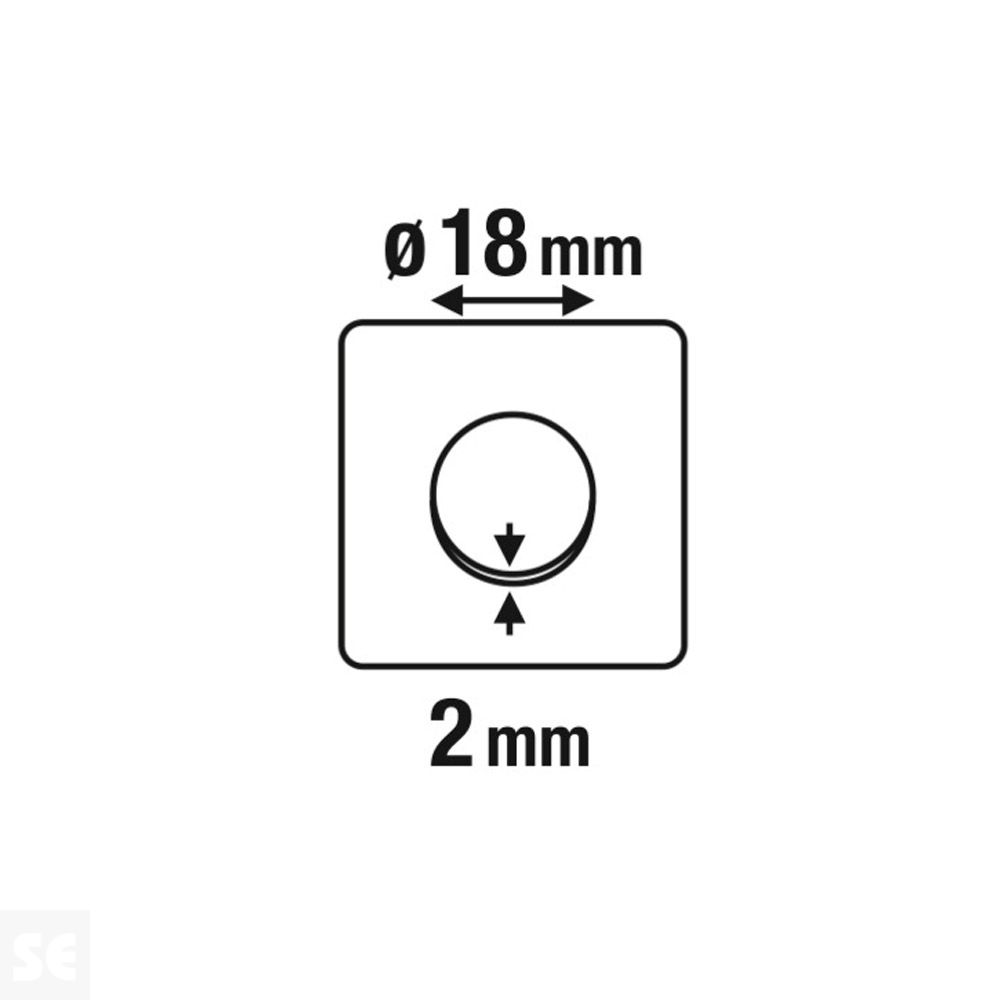 Juego de imanes Neodimio 18 mm Máx. 1,9 kg (8 uds.)