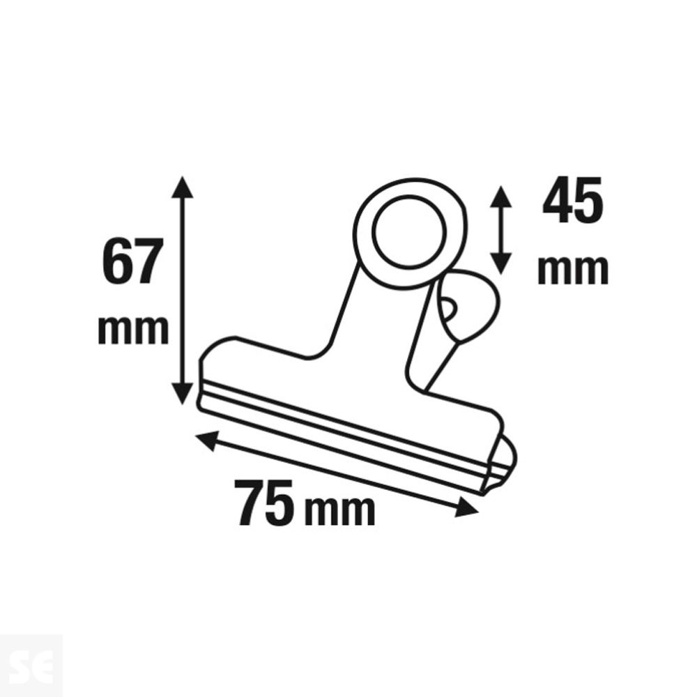 Juego de imanes de Neodimio 75x67 mm Máx. 4 kg (2 uds.)