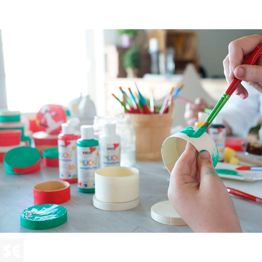 Pintura Manualidades Mucki Verde 80 ml
