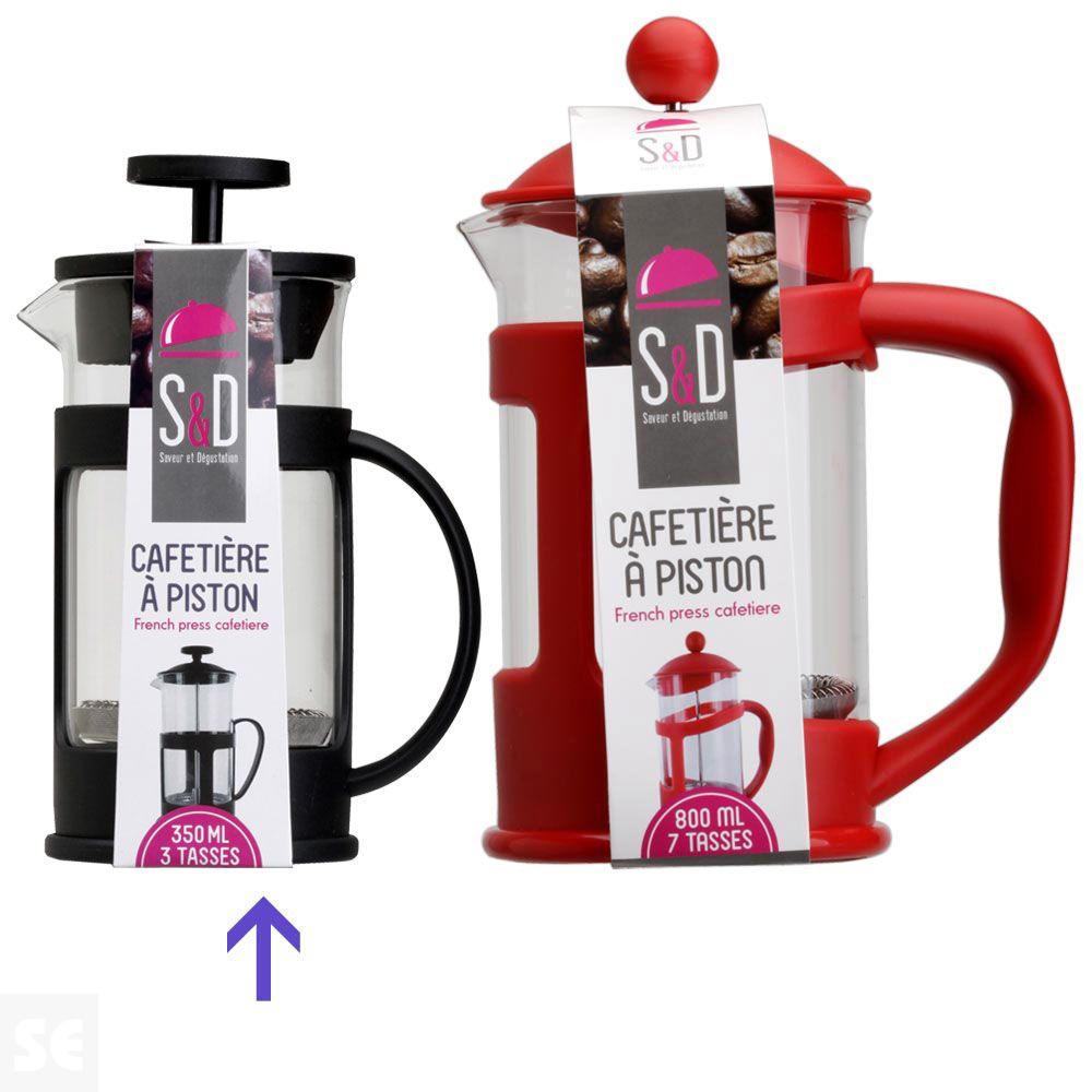 Cafetera Émbolo 350 Ml 3 Tazas