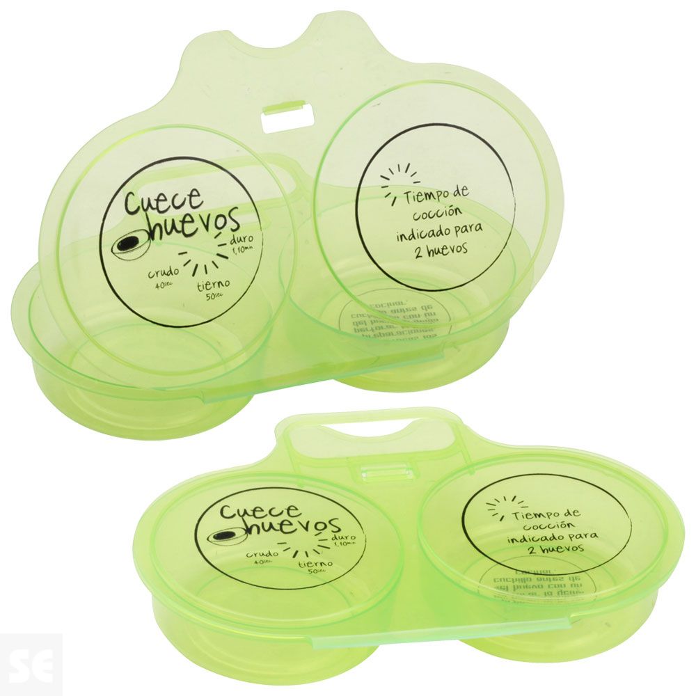 Set 2 Cuece Huevos Doble Micro