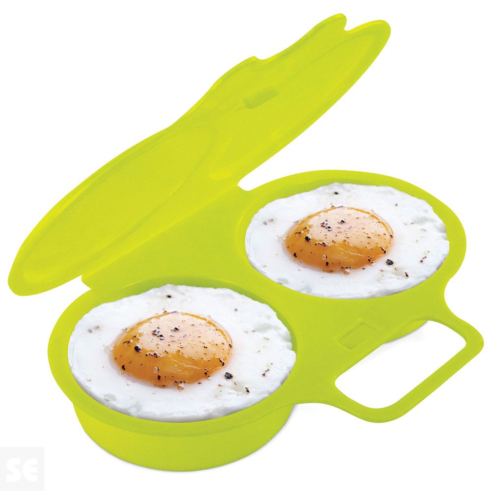 Set 2 Cuece Huevos Doble Micro