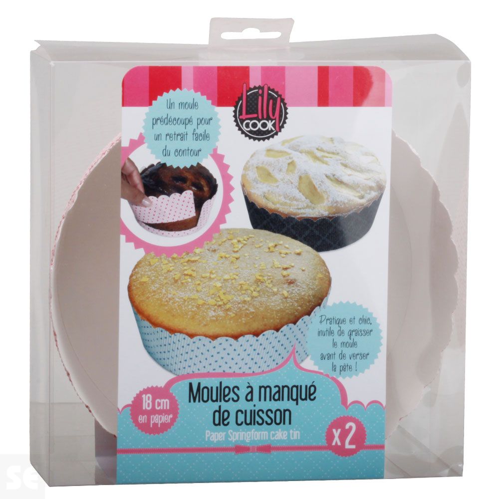 Set 2 Moldes Pastel D.18 Cm