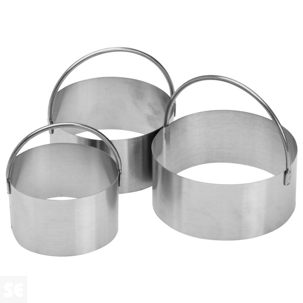 Set 3 Moldes Emplatar Redondos