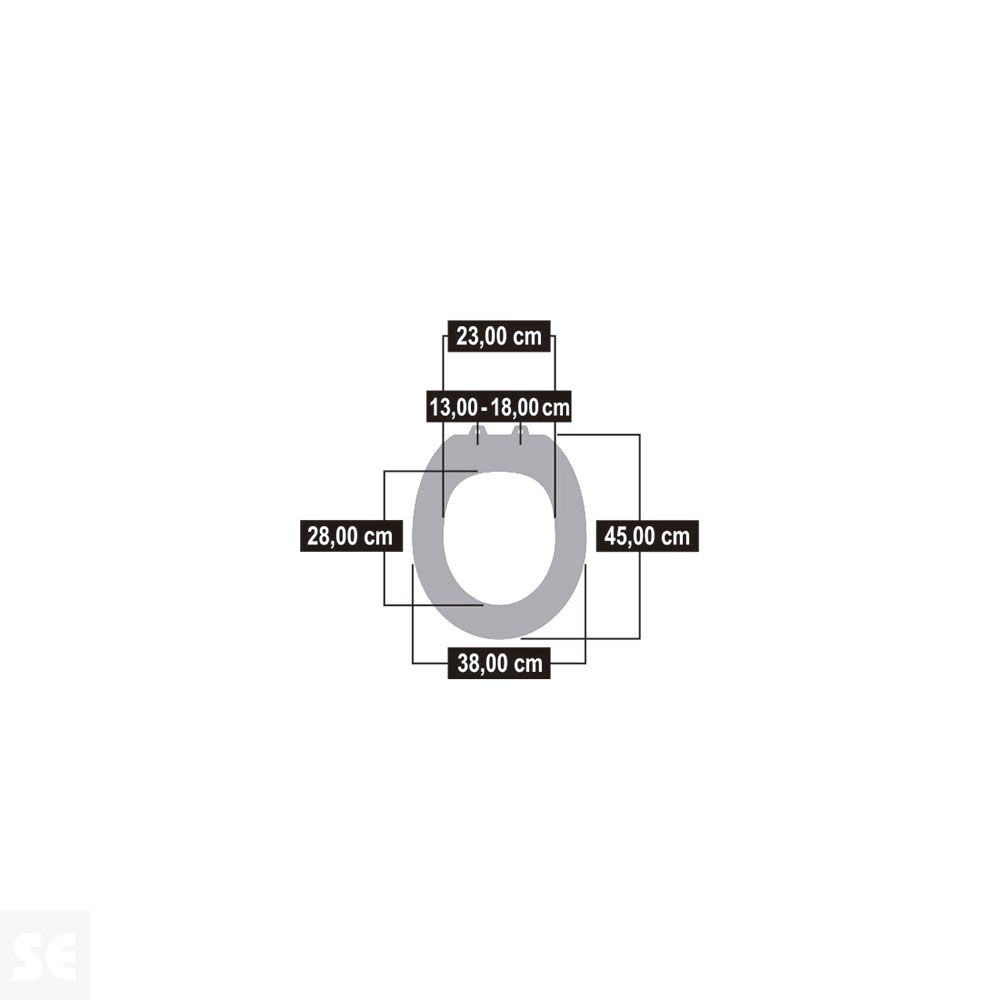 Tapa y Asiento WC Amortiguada Modelo Vanilla Cream