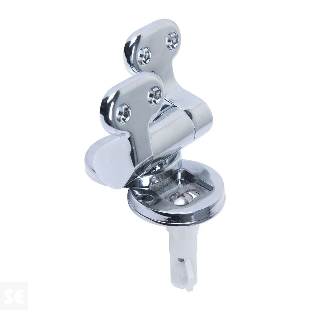 Tapa y Asiento WC 3D Cromado Amortiguada Modelo Vip