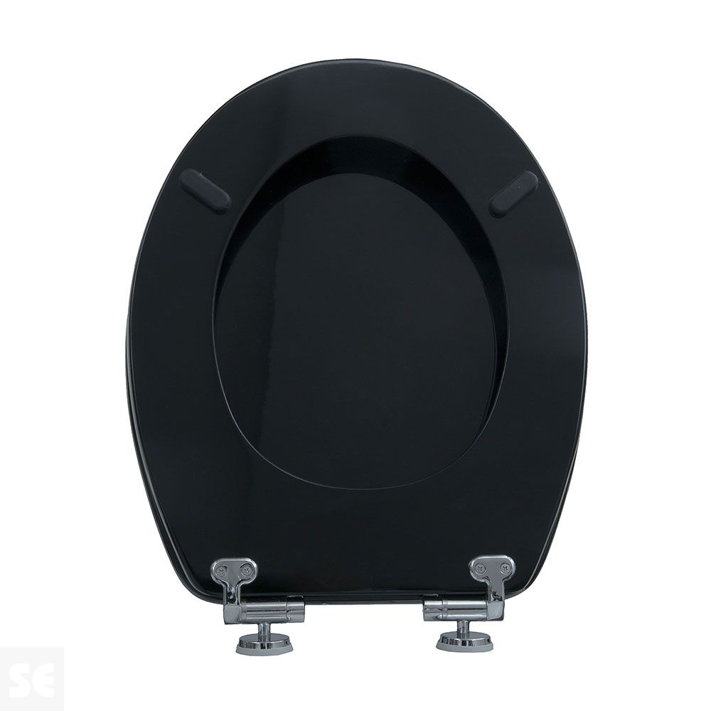 Tapa y Asiento WC 3D Cromado Amortiguada Modelo Vip