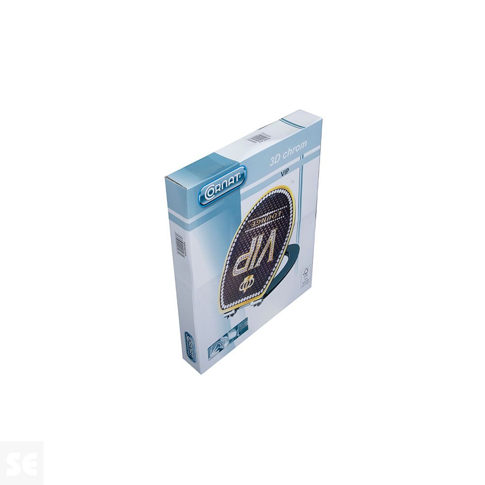 Tapa y Asiento WC 3D Cromado Amortiguada Modelo Vip