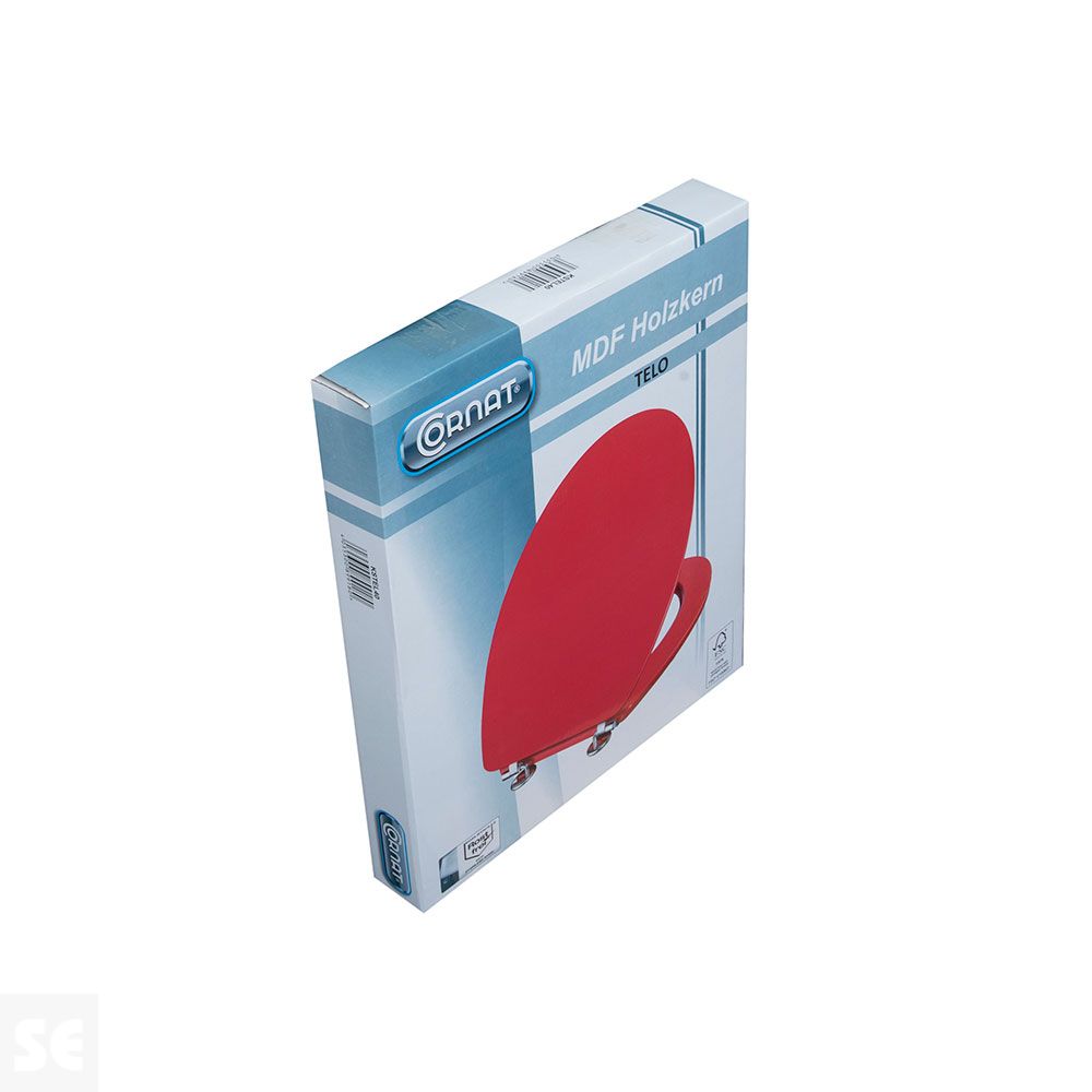 Tapa Asiento WC Telo Rojo Pálido