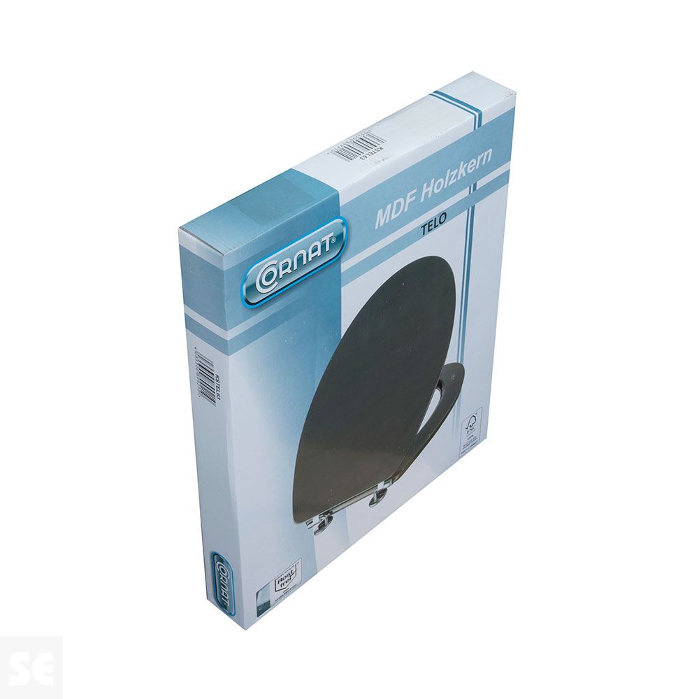 Tapa Asiento WC Telo Marrón