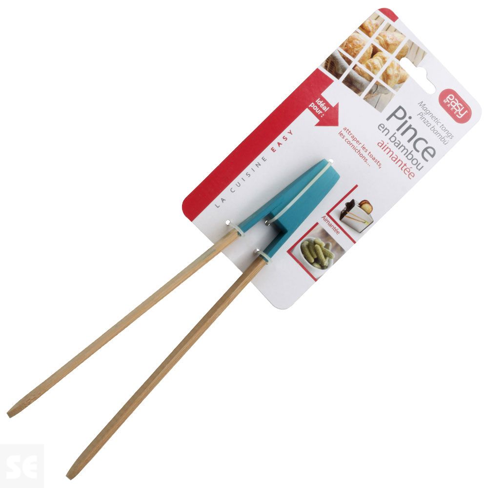 Pinzas Tostadas C/Imán 24 Cm