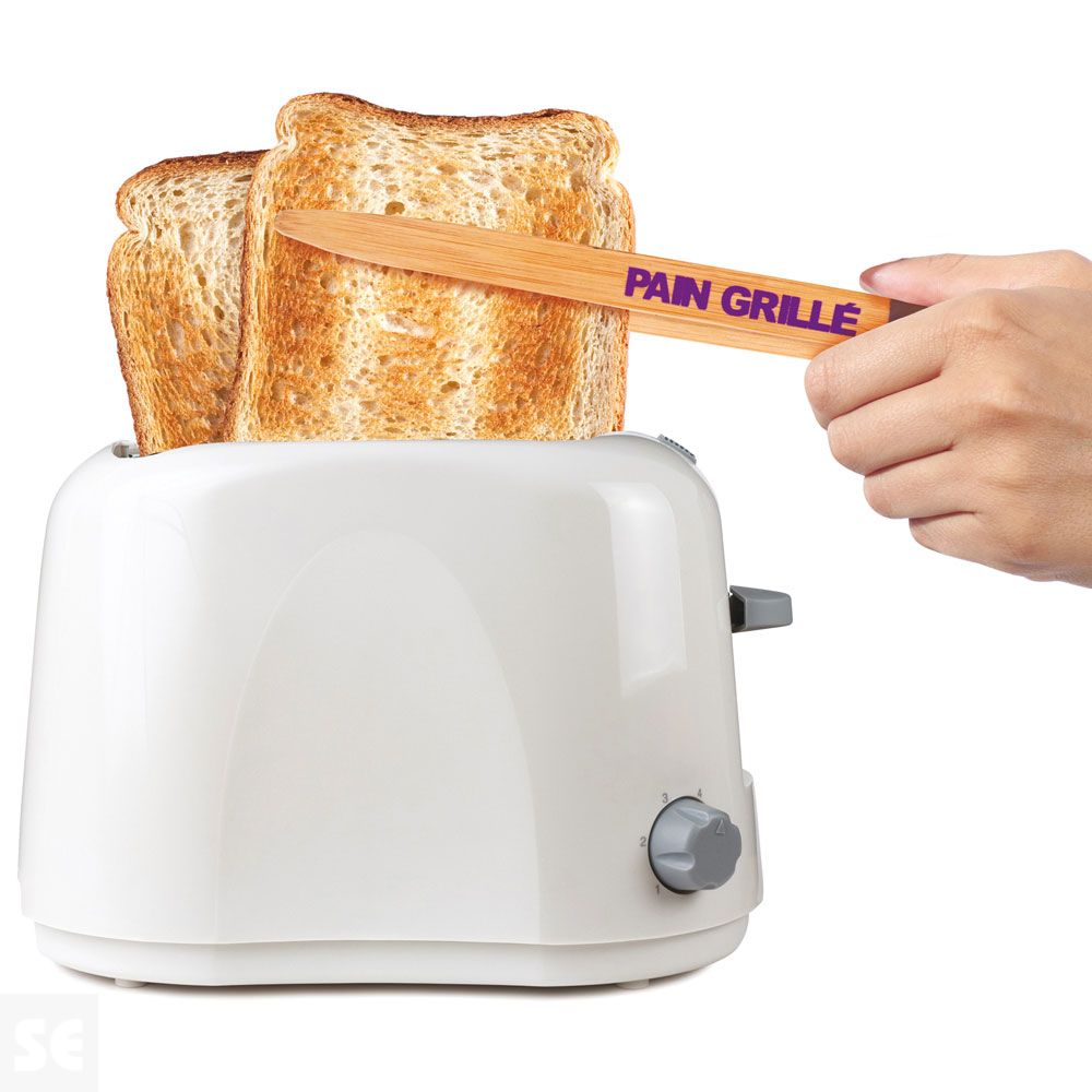 Pinzas Tostadas C/Imán 24 Cm