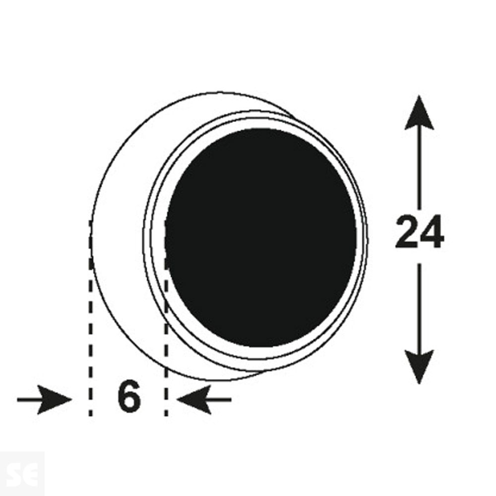 Pestillo Magnético 25 mm