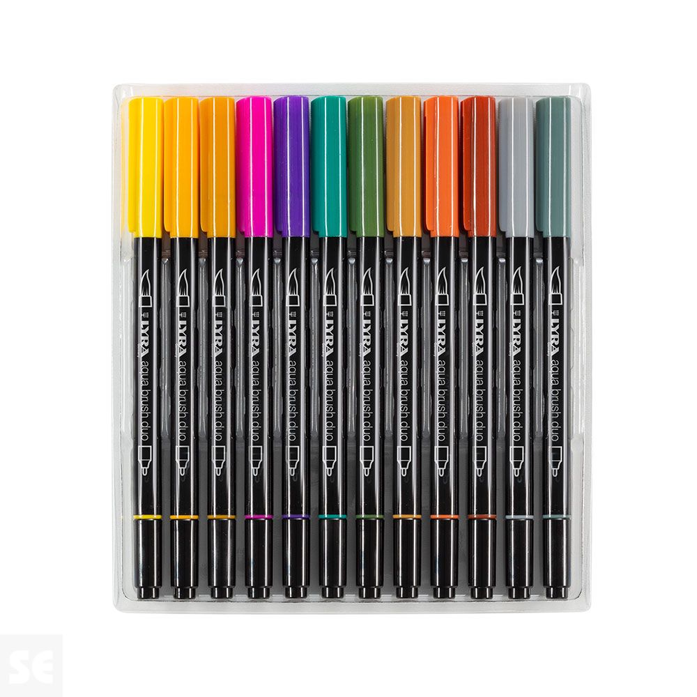 Rotuladores Lyra Aqua Brush Duo Est. 36 Uds.