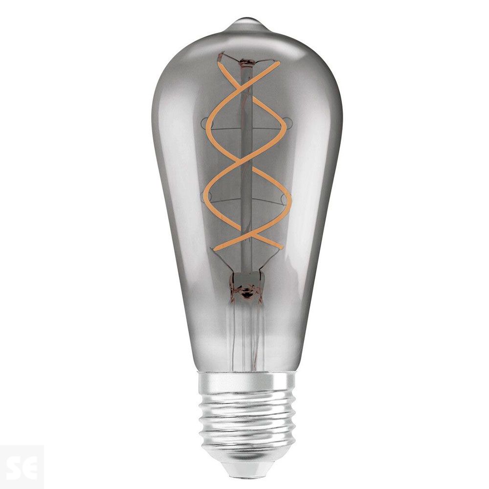 Lámpara Pera Fil Led E27 5w 1800k Vintage Smoke 1906