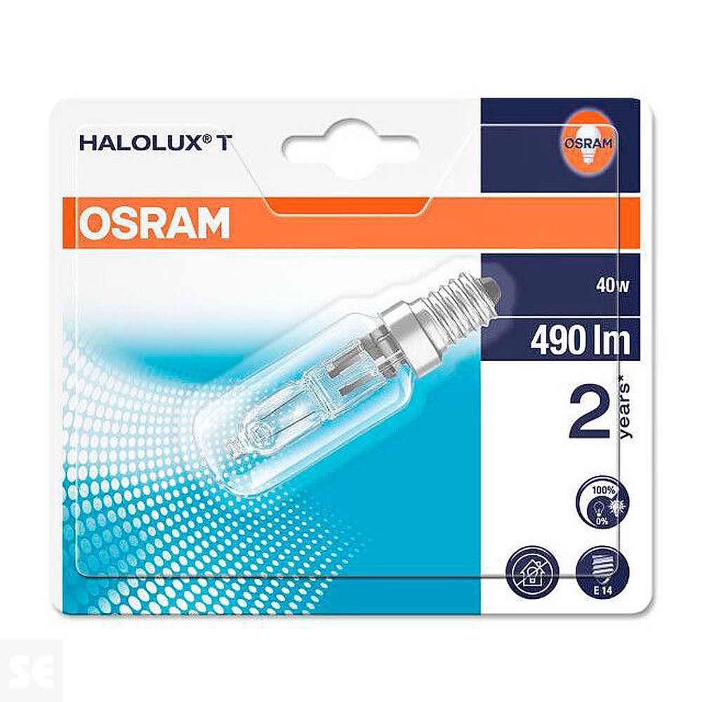 Lámpara Tubular Halolux T para Frigoríficos 60w E14