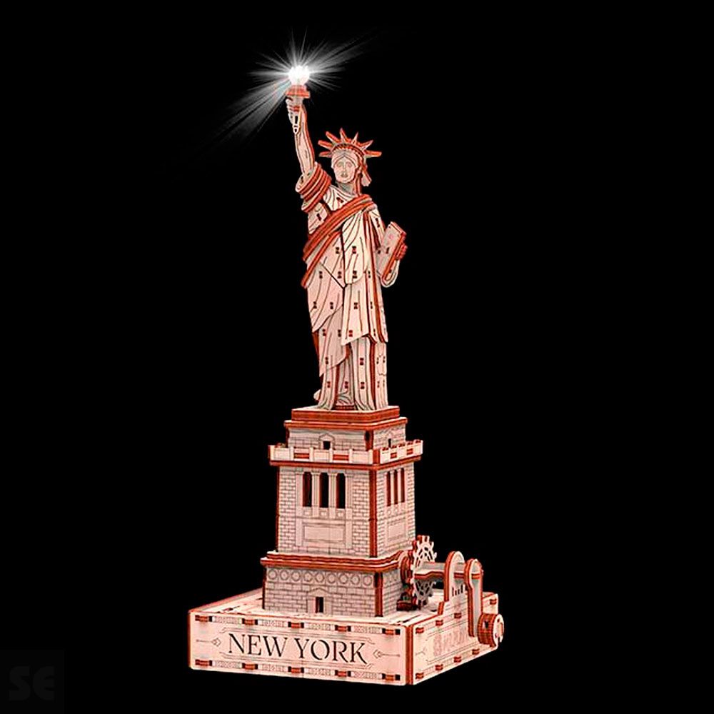 Mr. Playwood Estatua de la Libertad (Eco-light) 171 piezas