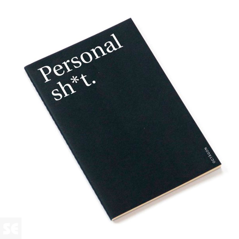 Libreta de Notas Puntos Negra Personal Sh*T Dina5