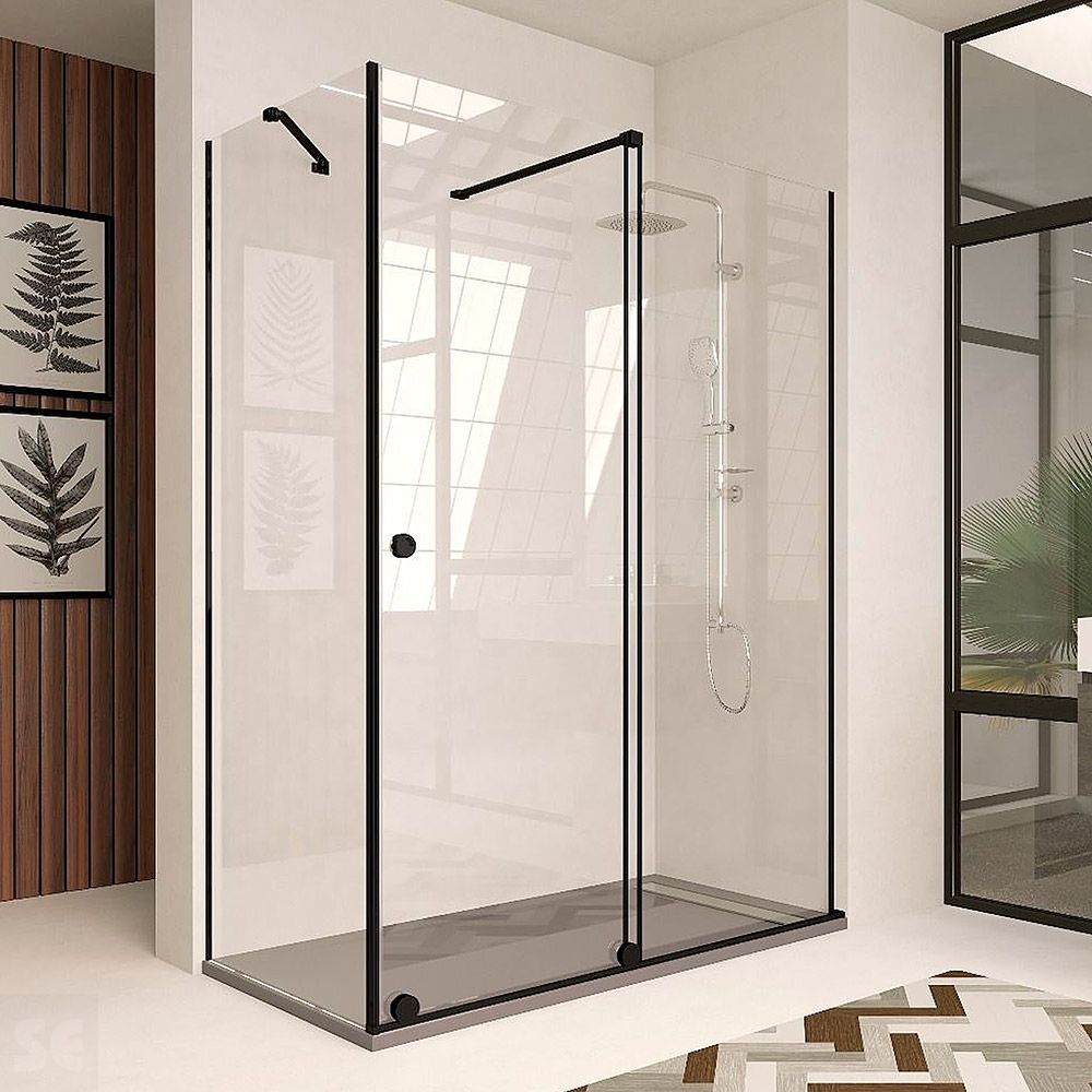 Mampara Ducha Entrada Frontal Liso Bron 95-100