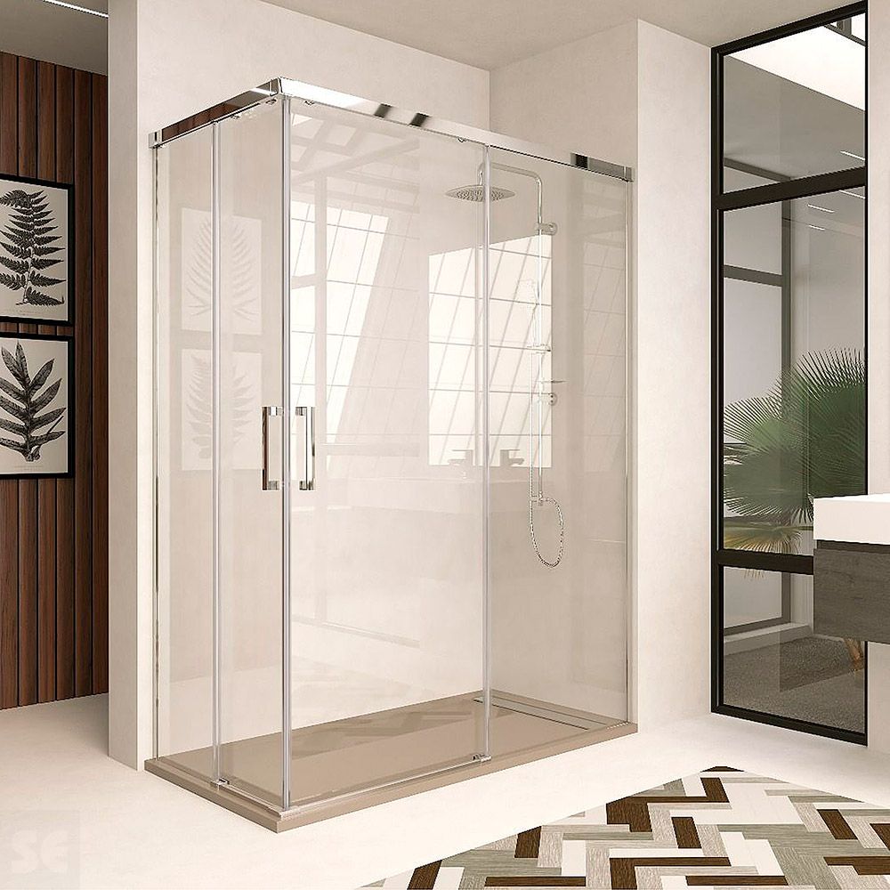 Mampara Ducha Entrada Vértice Liso Treban 95-100