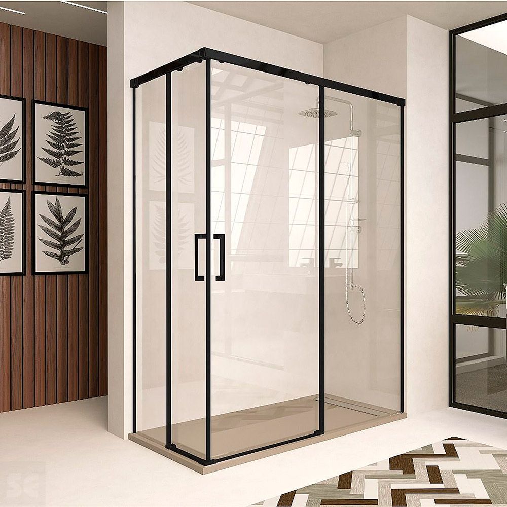 Mampara Ducha Entrada Vértice Liso Treban 95-100