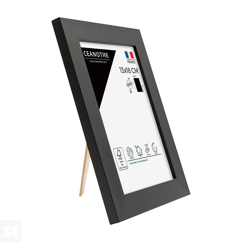 Marco Eternel Negro 13 x 18cm.