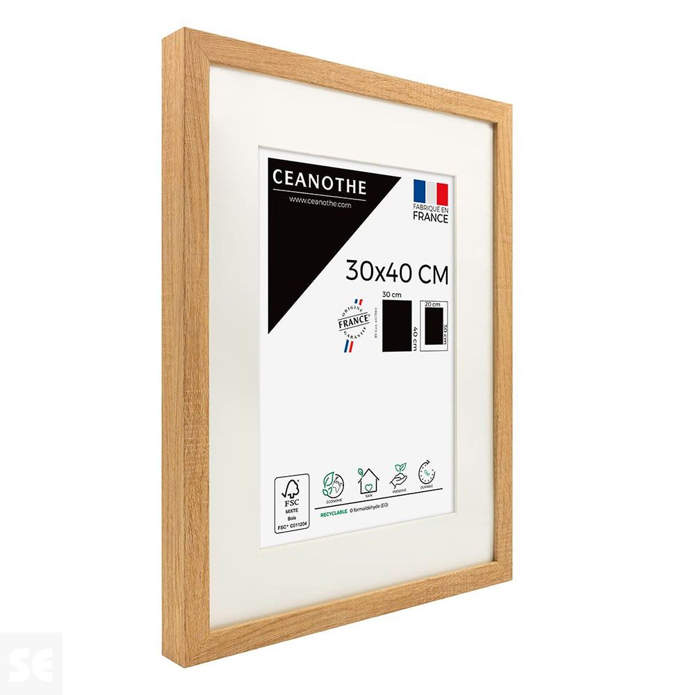 Marco Madera Milan Madera 30 x 40cm.