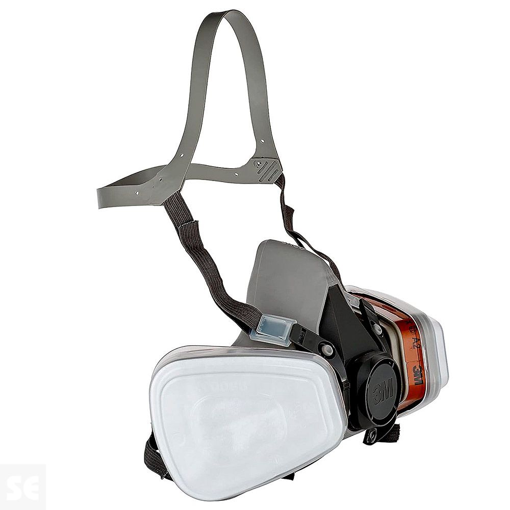 Respirador Reutilizable Pinturas-Químicos 6002c