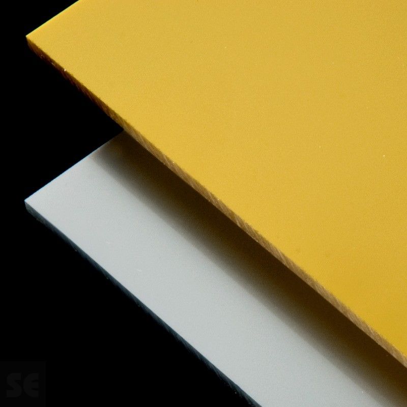 Plancha de Metacrilato nacarado oro y plata
