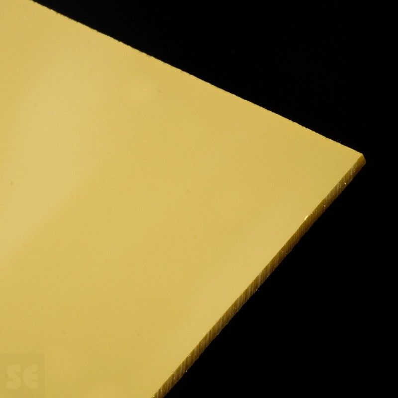 Plancha de Metacrilato nacarado oro