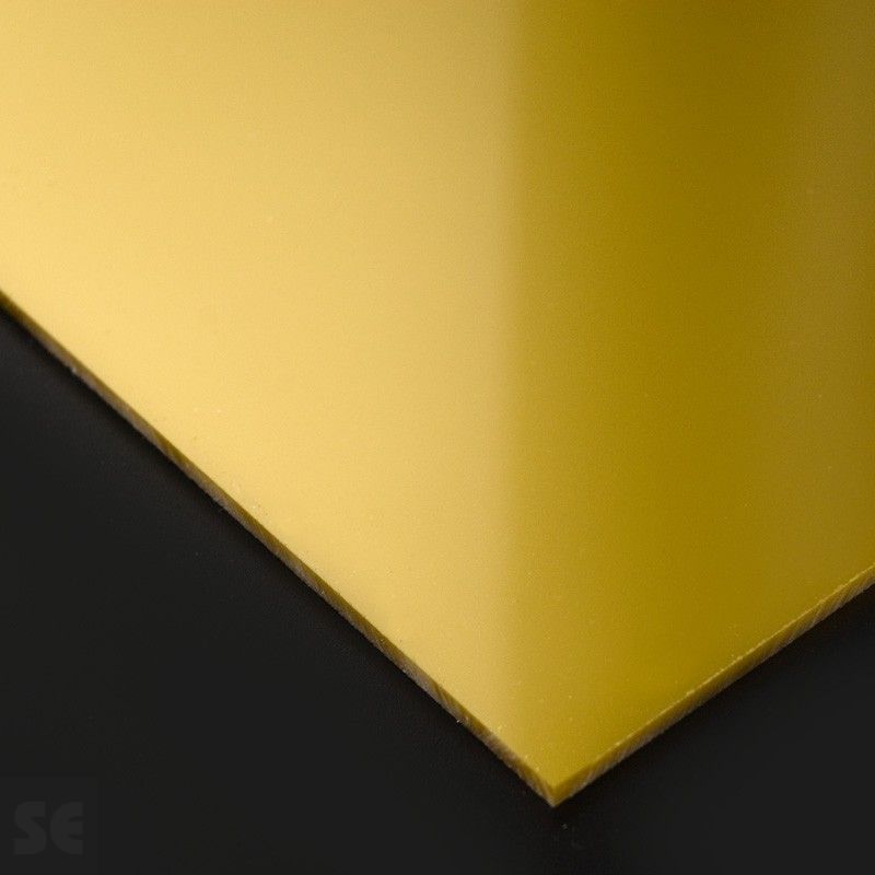 Plancha de Metacrilato nacarado oro en Servei Estació