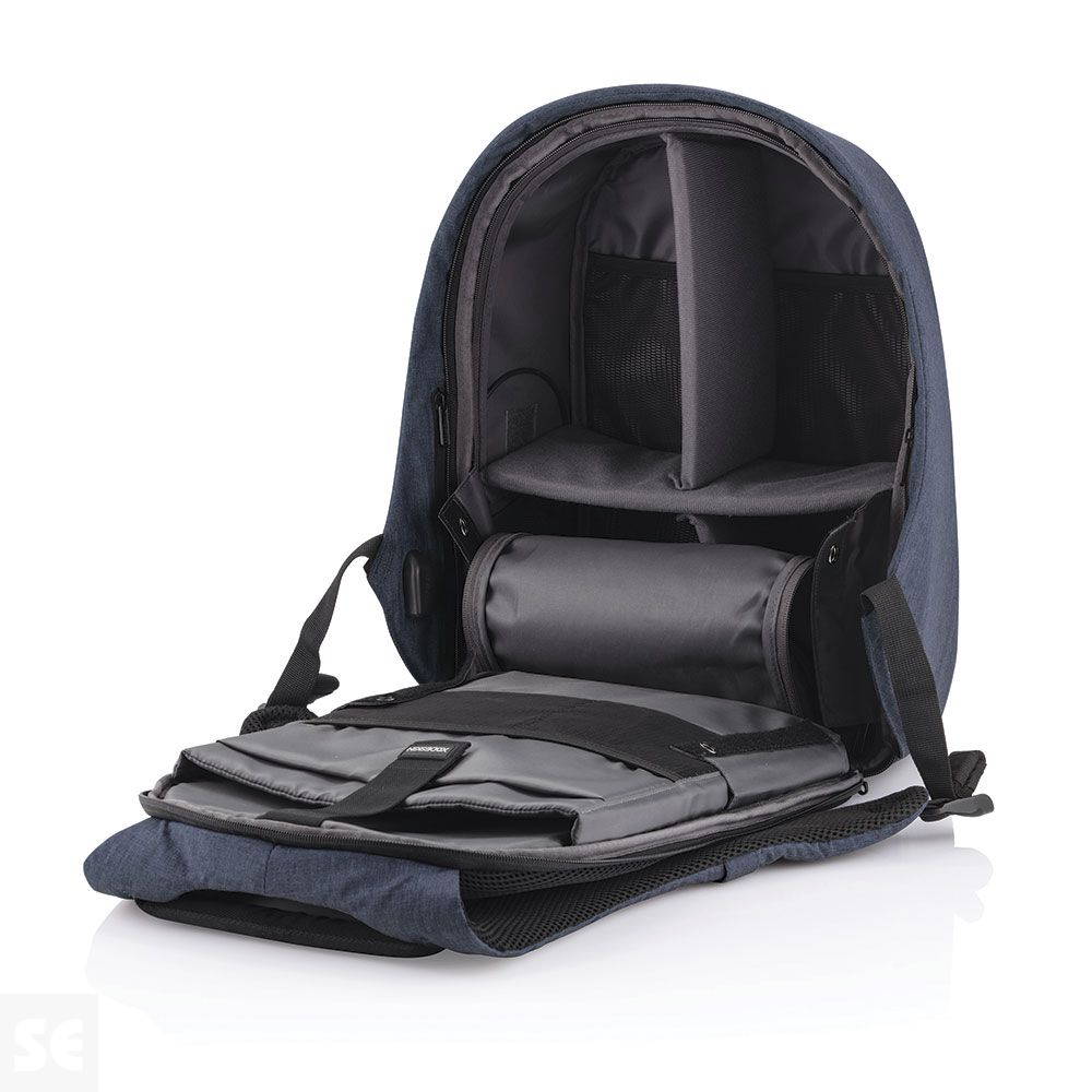 Mochila Antirrobo Bobby Hero Mediana Azul Marino
