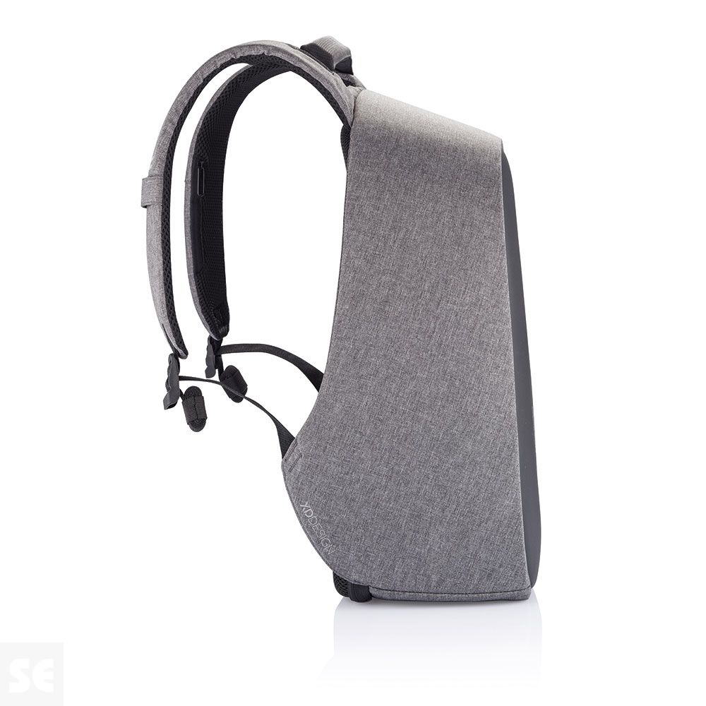 Mochila Antirrobo Bobby Hero Mediana Gris