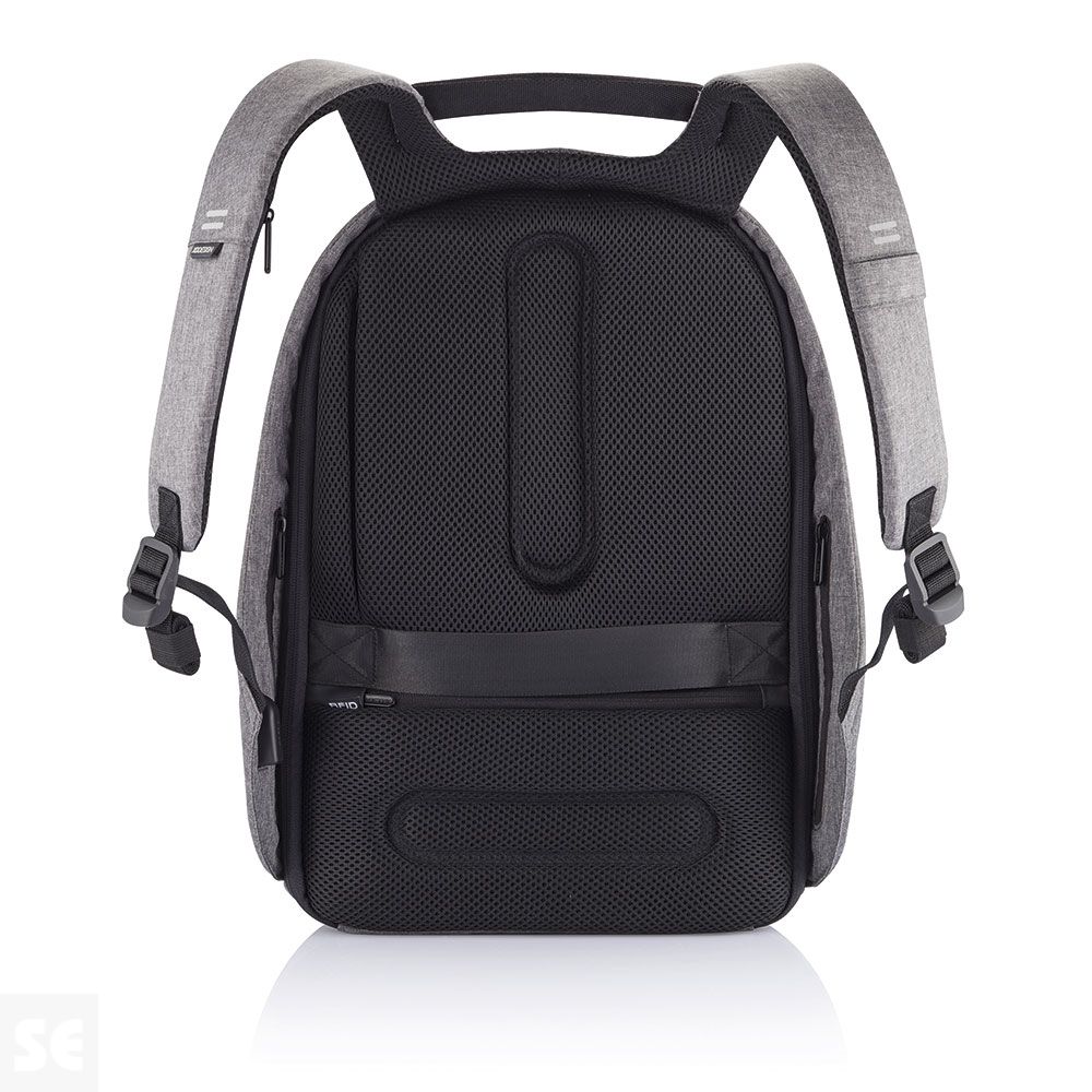Mochila Antirrobo Bobby Hero Mediana Gris