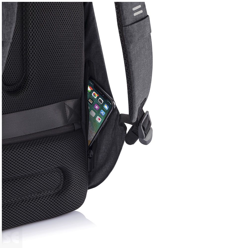 Mochila Antirrobo Bobby Hero Mediana Negra