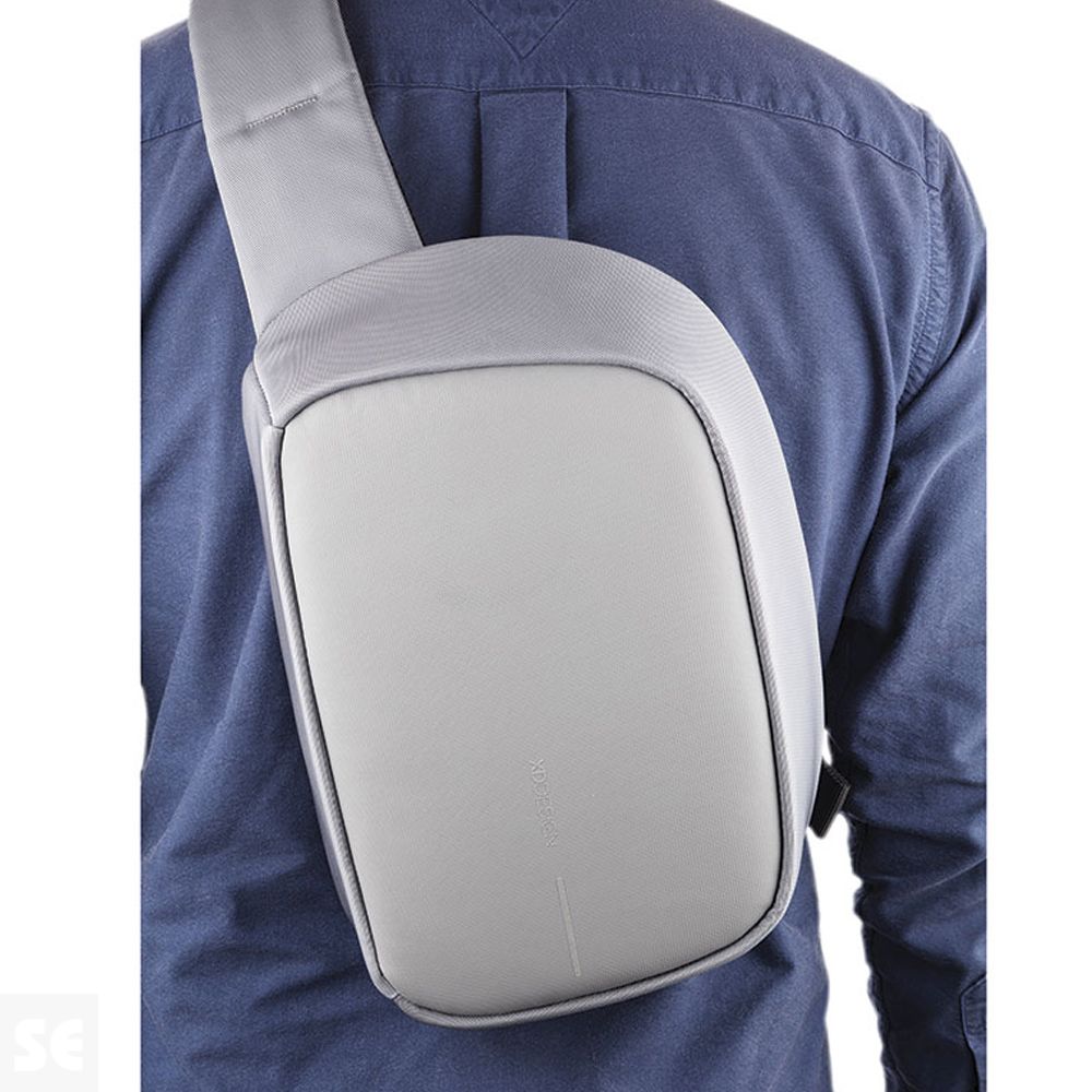 Mochila Cruzada Antirrobo Bobby Sling Gris