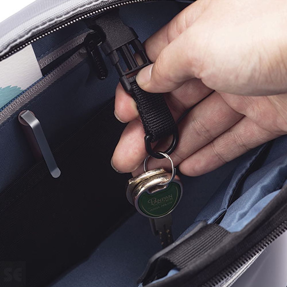 Mochila Cruzada Antirrobo Bobby Sling Gris