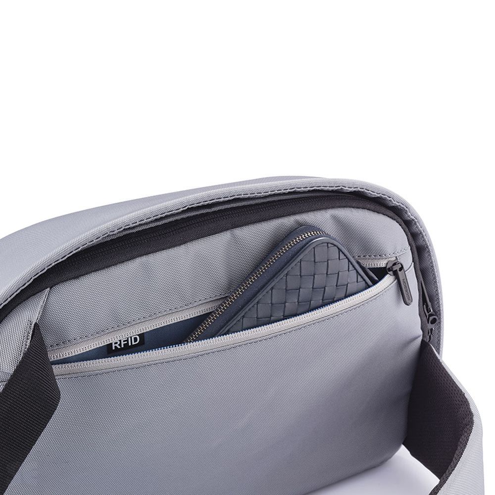 Mochila Cruzada Antirrobo Bobby Sling Gris