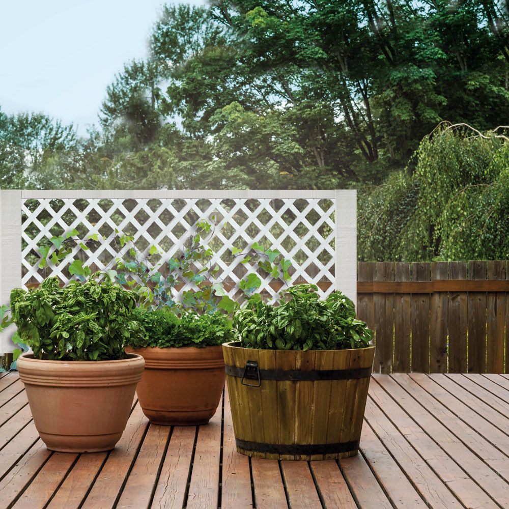 Panel Clásico Nortene Classic 1x2 m Blanco