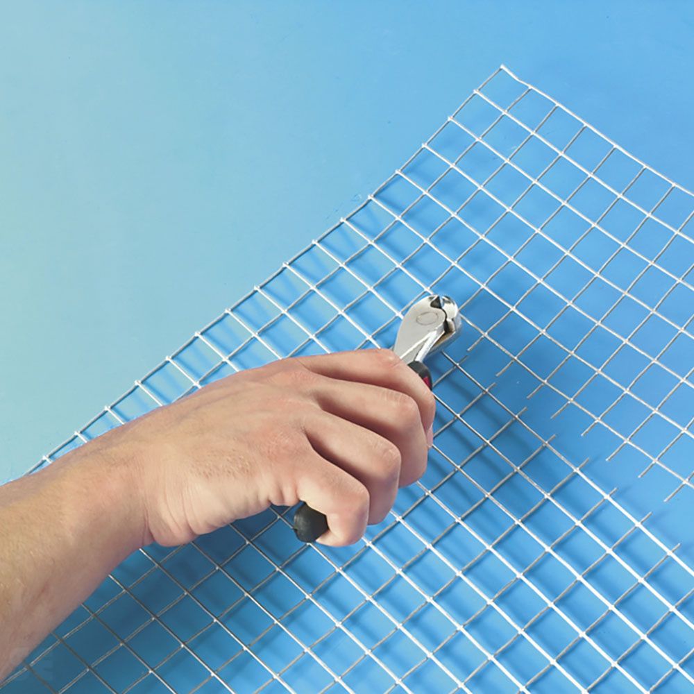 Malla metálica electrosoldada Fensanet Plastificada 6,4 x 6,4 y 1 (ancho) x 5m.