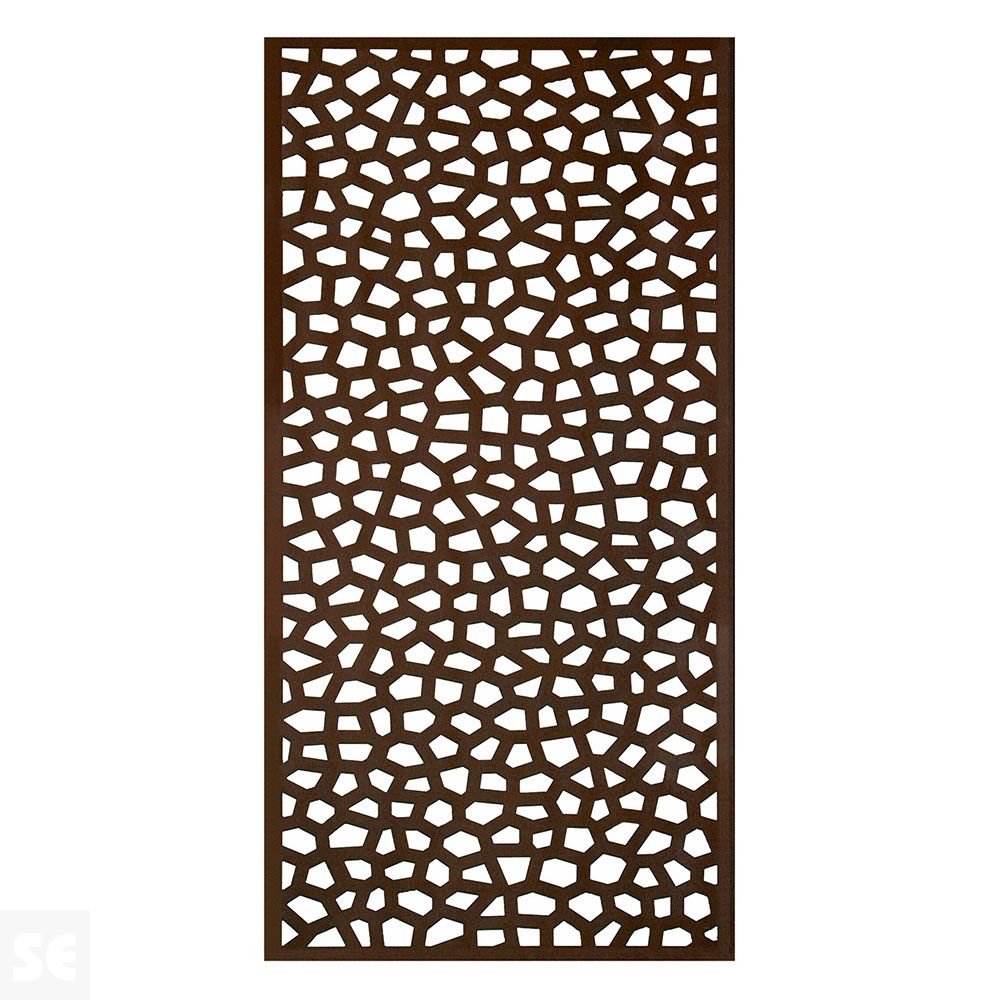 Celosía / Panel Mosaico Óxido 1x2 m Resina