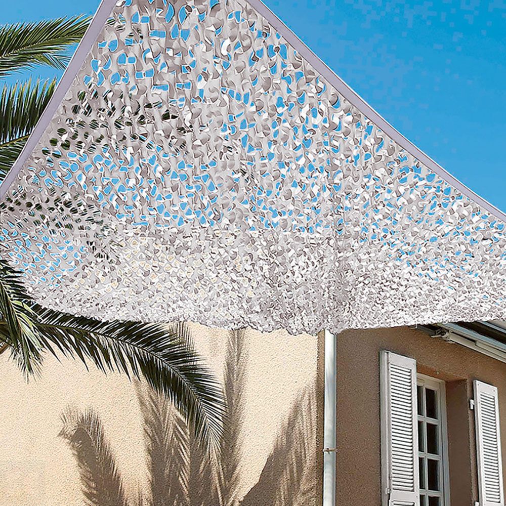 Malla Sombreadora Blanco/gris Nortene Sahara 3x4m.