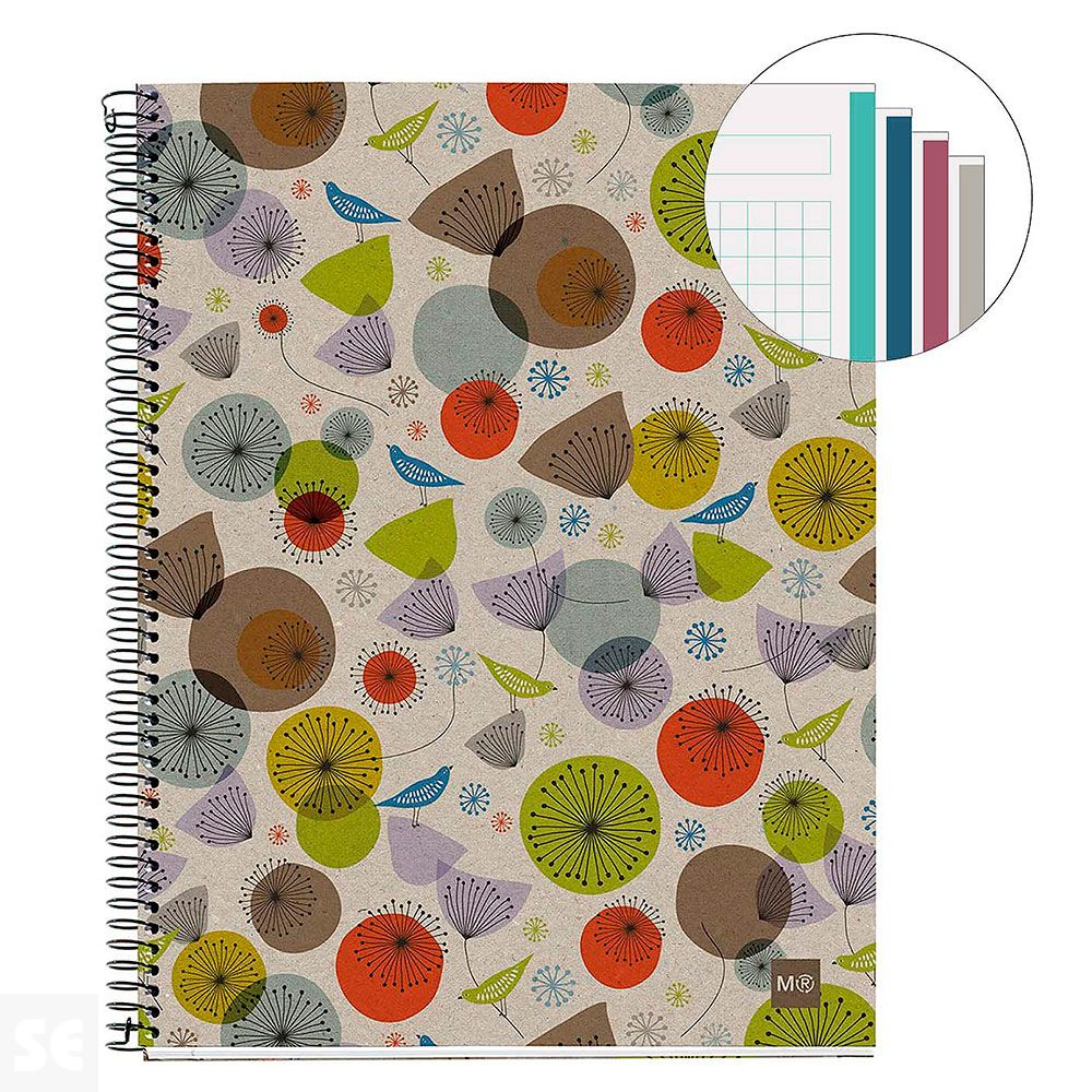 Notebook4 A5 120 Cla 80g Ecobirds Mr