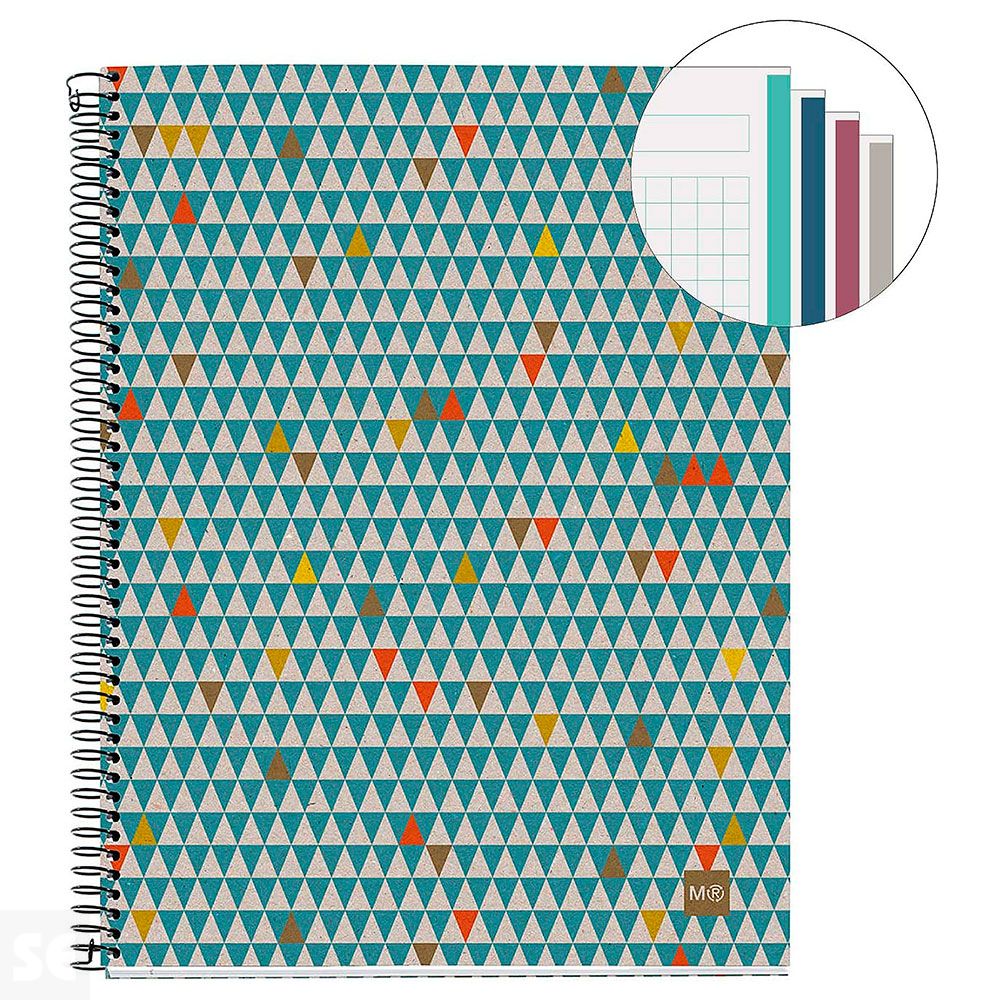 Notebook4 A4 120 Cuadrícula 80 g Ecotriangles