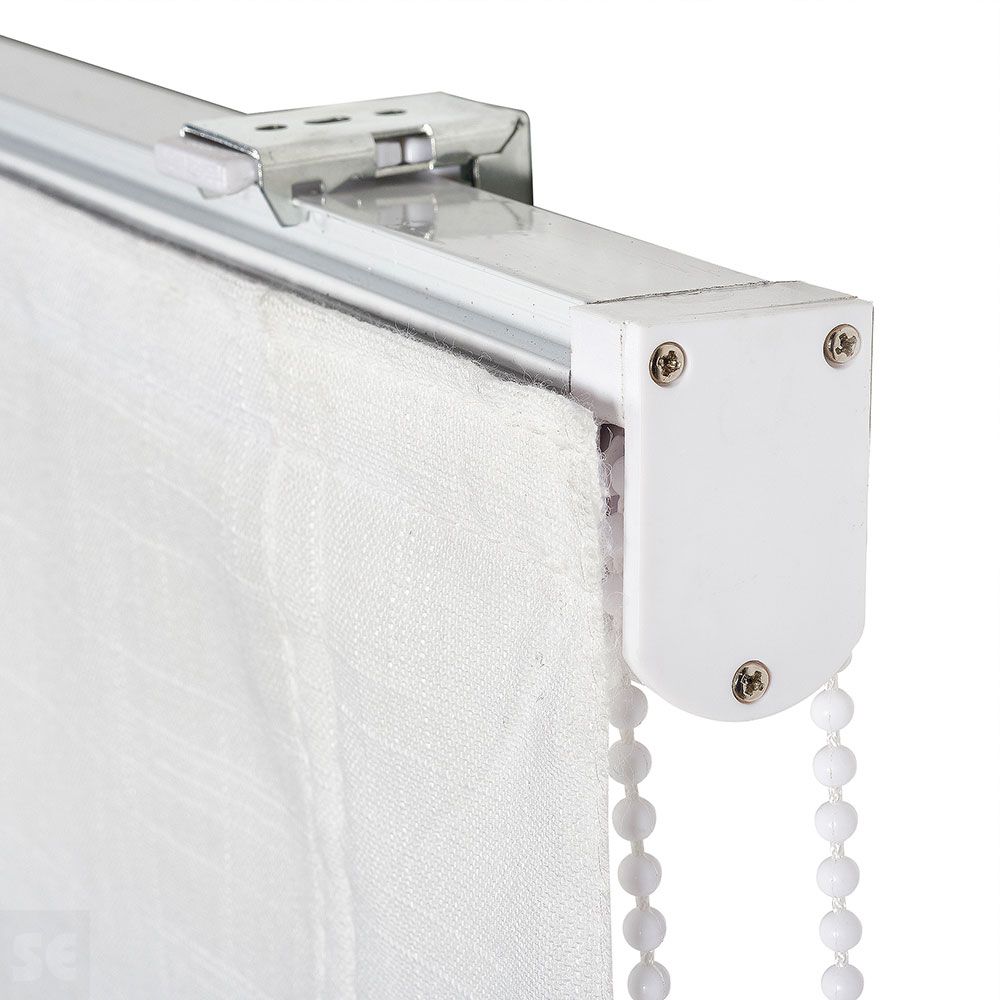 Estor Paquetto Texture a Cadena Blanco Liso de 150x175cm