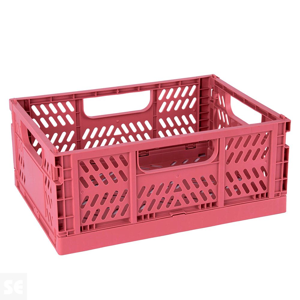 Pack 2 Cajas Plegables Rosa 29x21x12 cm