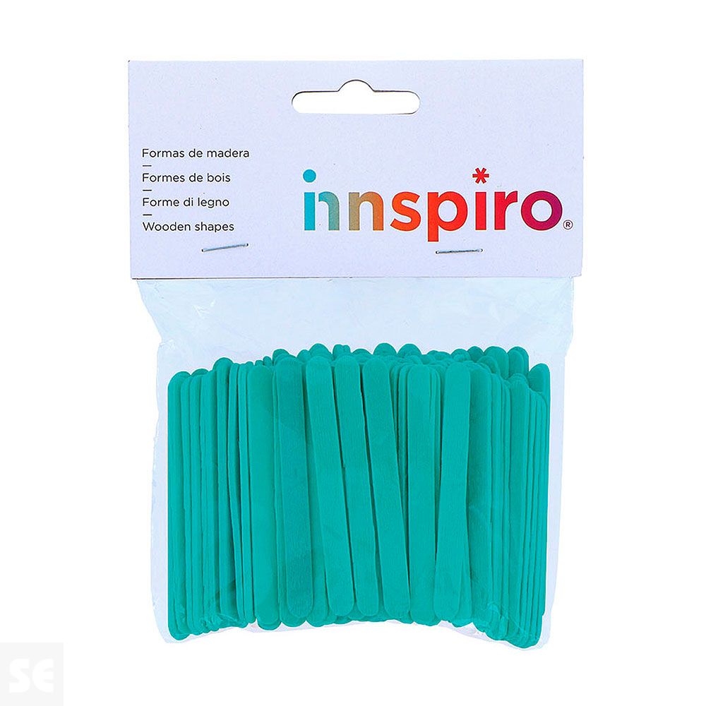 Palos de Polo Madera Azul 73x7x2mm. 150u. 99576