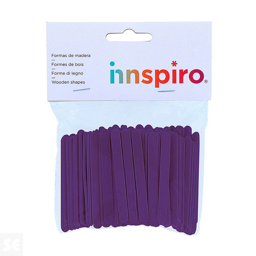 Palos de Polo Madera Lila 73x7x2mm. 150u. 99577