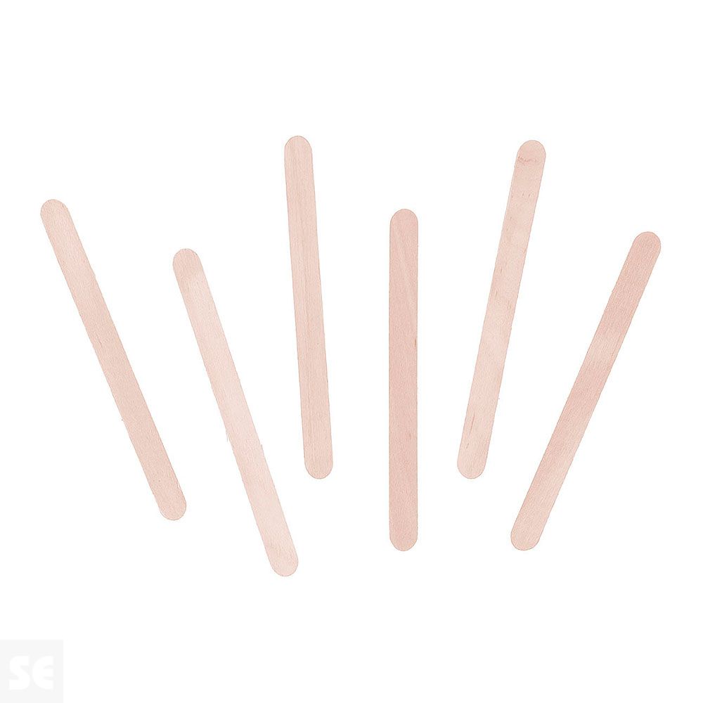 Palos de Polo Madera Natural 114x10x2mm. 150u. 99501